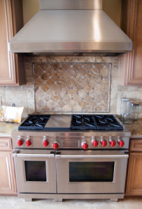 Gas Stove with Double Oven